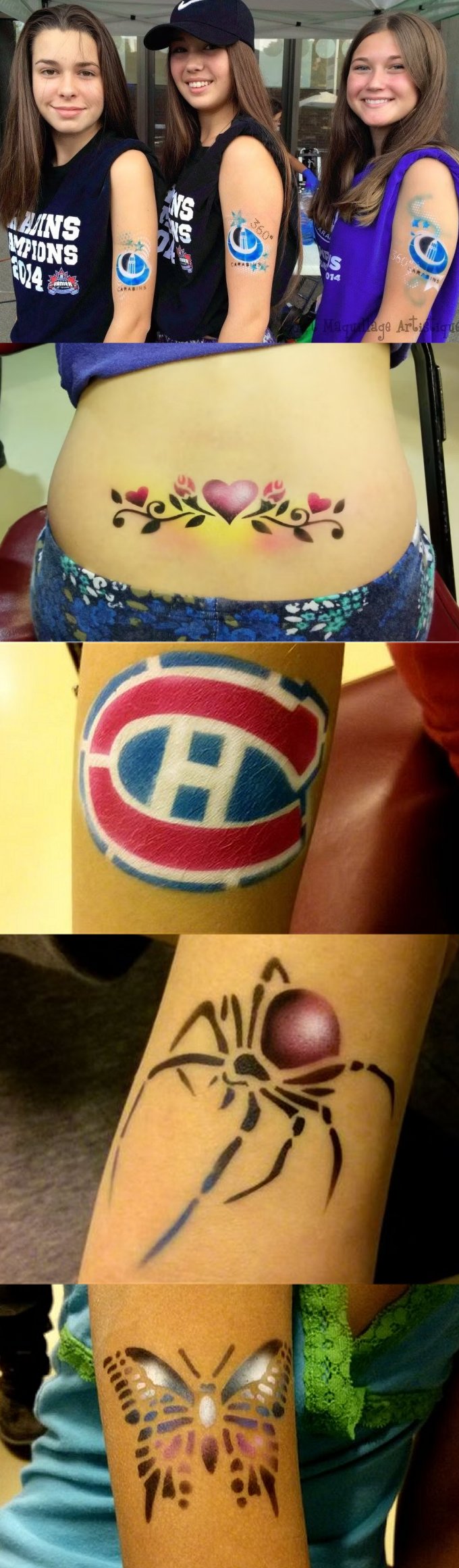 Tatouage Temporaire Airbrush